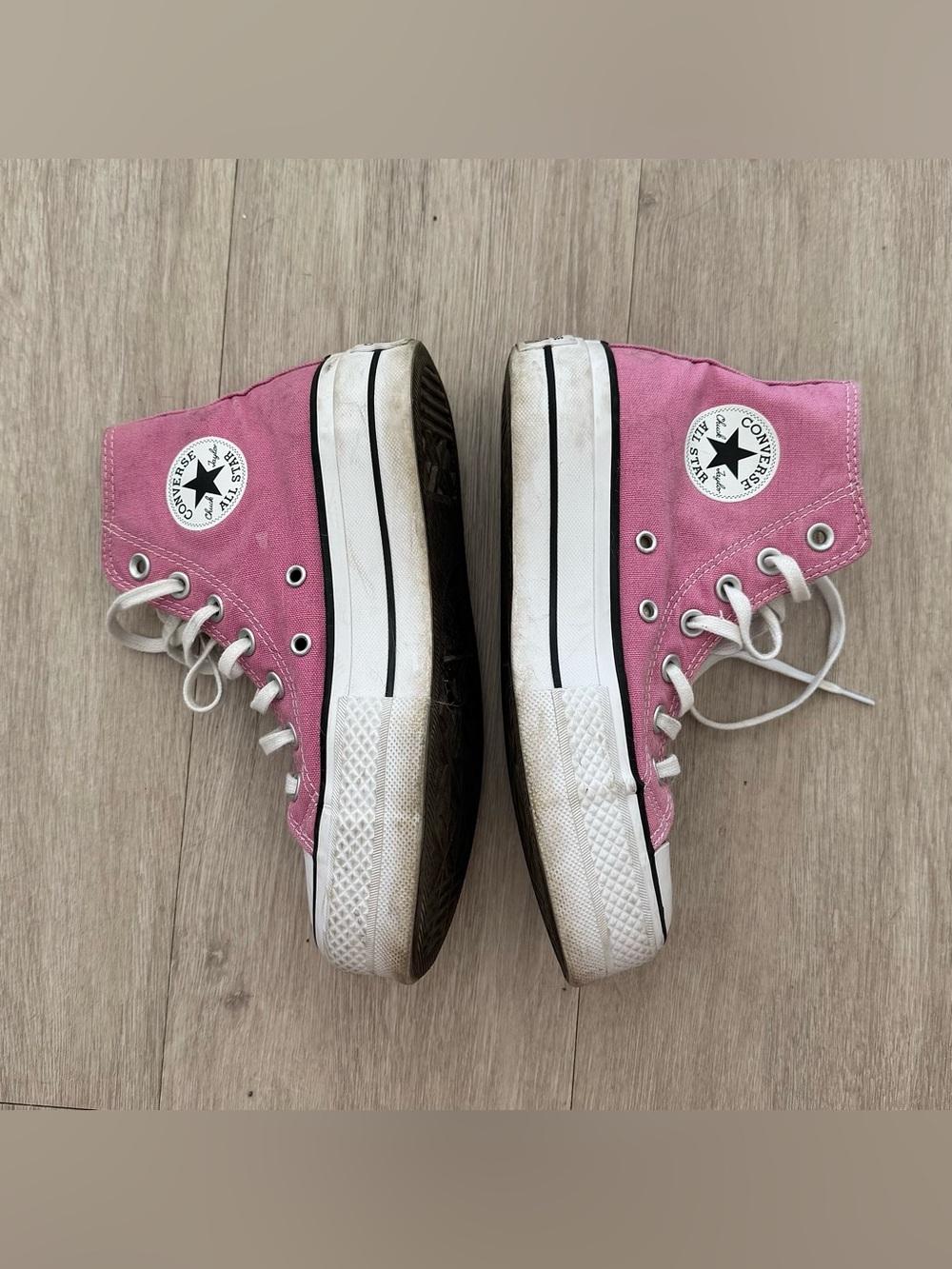 pink converse platform high tops